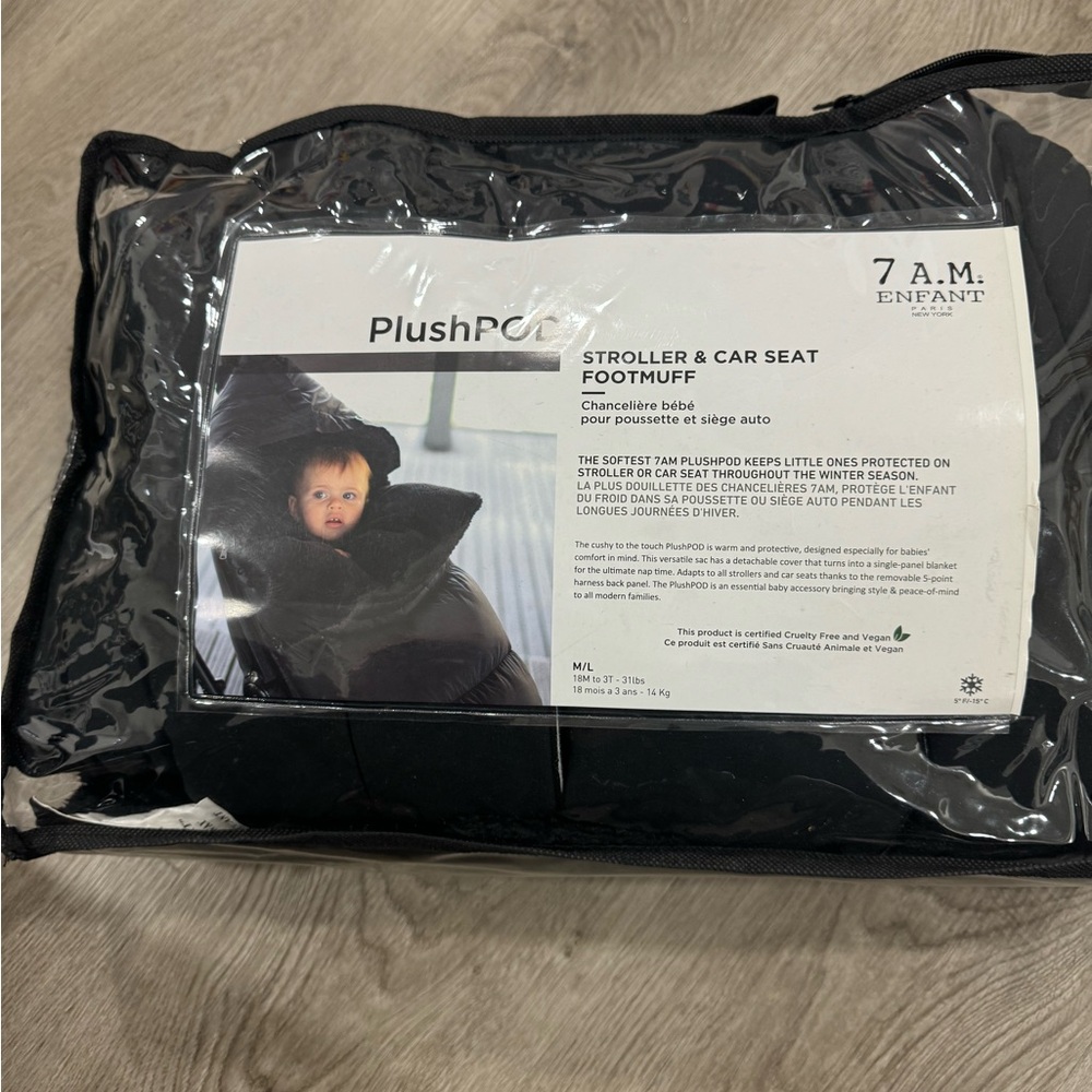 7AM Plush Pod Stroller or car seat insert